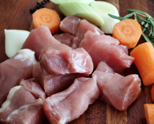 Unsmoked and Smoked Bacon Pieces